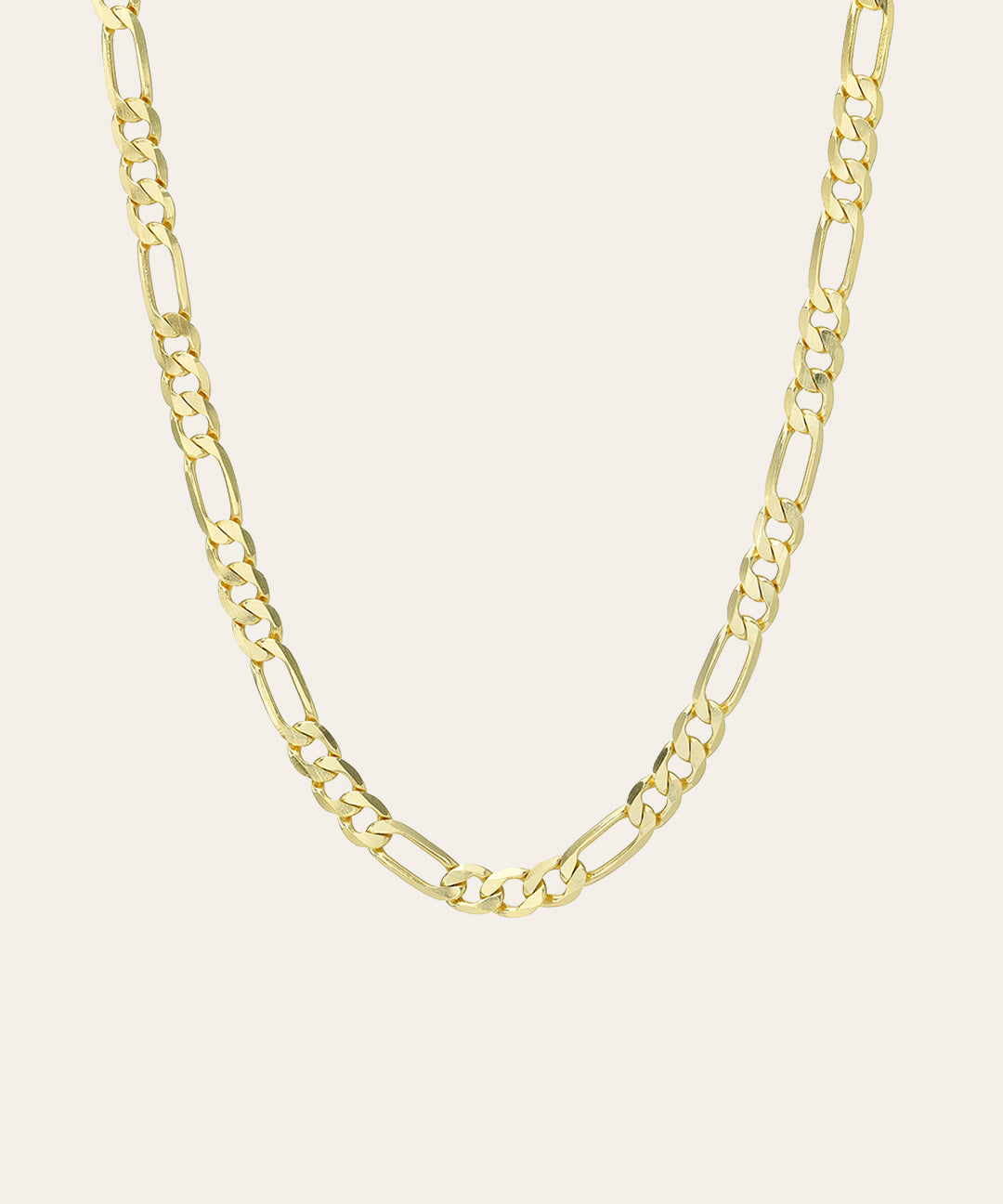 Figaro Chain Necklace Vermeil Zoe Lev Jewelry