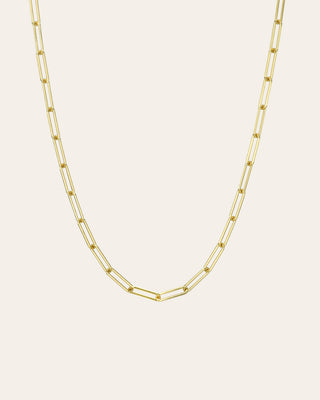 Vermeil Small Open Link Chain Necklace