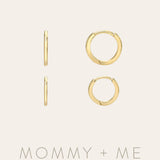 14K Gold Huggies - Mommy + Me Hoops & Huggies Zoe Lev Jewelry