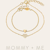Heart Bracelets - Mommy + Me Zoe Lev Jewelry