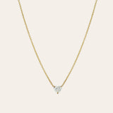 Heart Cut Diamond Necklace SAMPLE SALE Zoe Lev Jewelry