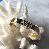 Diamond ID Cuff Bracelet Personalized Zoe Lev Jewelry