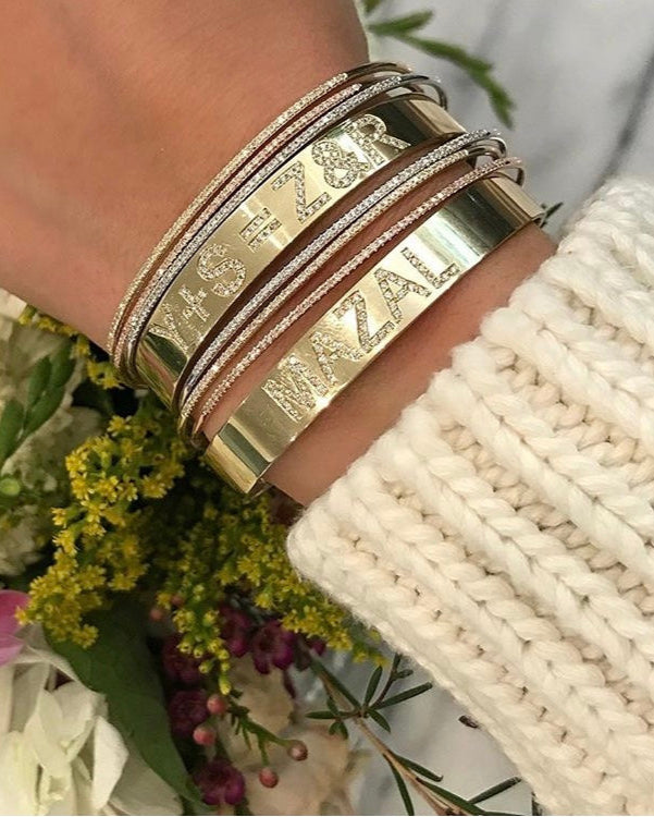 Pave Diamond Cuff Zoe Lev Jewelry