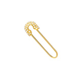 Diamond Safety Pin Pendant Zoe Lev Jewelry