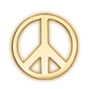 Selected Initials & Charms OPTIONS_HIDDEN_PRODUCT Zoe Lev Jewelry 14K Gold Peace Sign