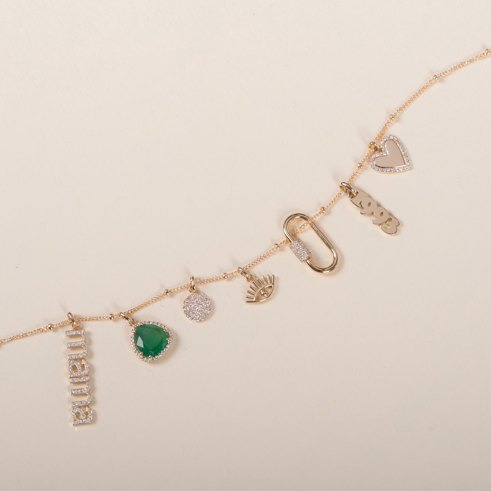 Diamond Emerald Pendant – Zoe Lev Jewelry - Main Image