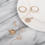 Diamond Moonstone Pendant Zoe Lev Jewelry