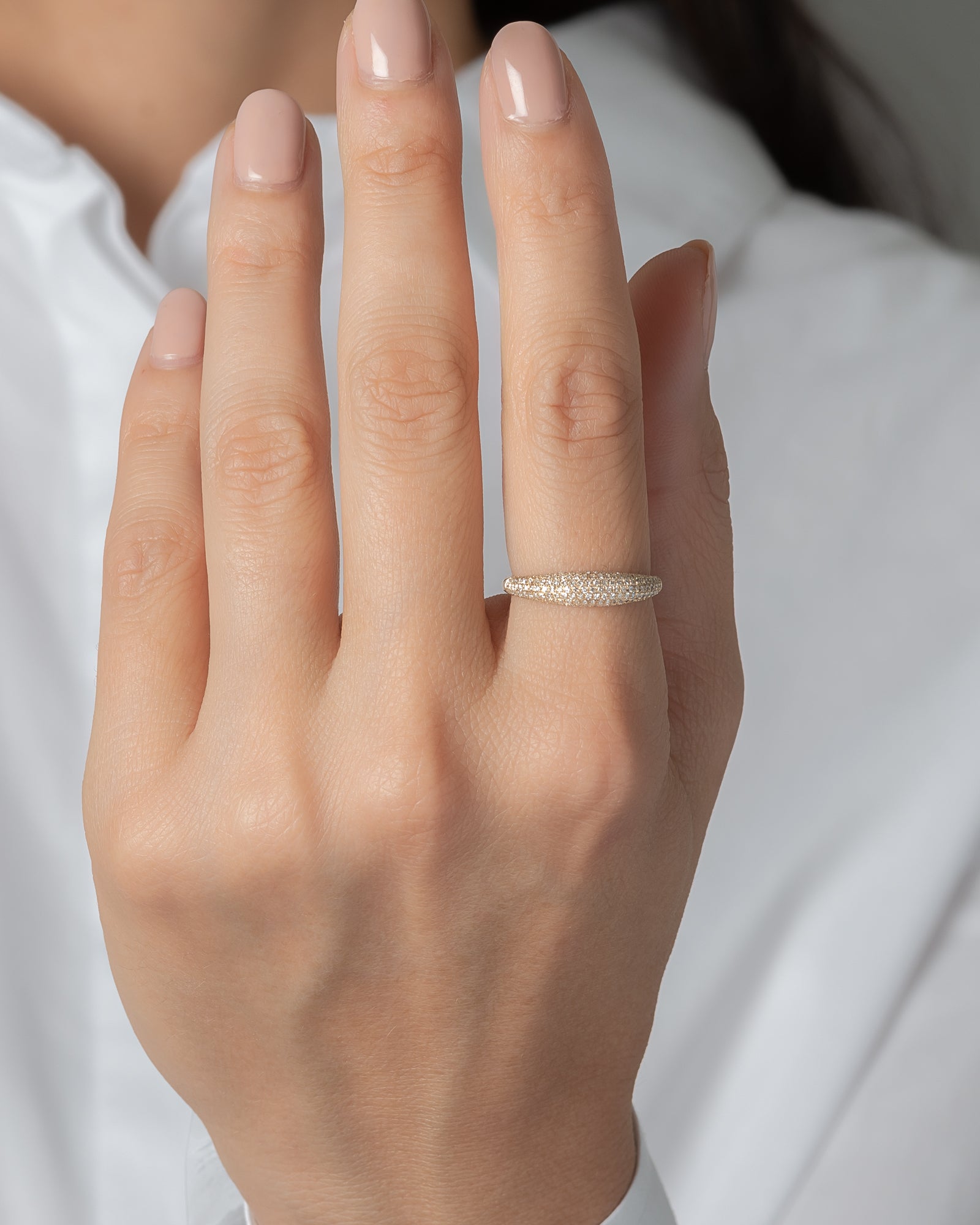 Baguette + Pavé Diamond Ring – Ring Concierge