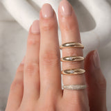 Diamond Pave Dome Ring Zoe Lev Jewelry