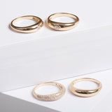 Diamond Pave Dome Ring Zoe Lev Jewelry