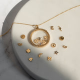 14k Gold Happy Emoji for Locket Zoe Lev Jewelry