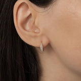 Diamond Pave Dome Huggie Earrings SAMPLE SALE Zoe Lev Jewelry