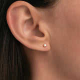 4 Prong Diamond Stud Earrings Zoe Lev Jewelry