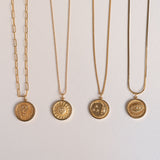 14k Gold Diamond Sun Medallion Pendant Zoe Lev Jewelry