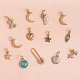 Diamond Horn Pendant SAMPLE SALE Zoe Lev Jewelry