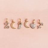 Diamond Horn Pendant SAMPLE SALE Zoe Lev Jewelry