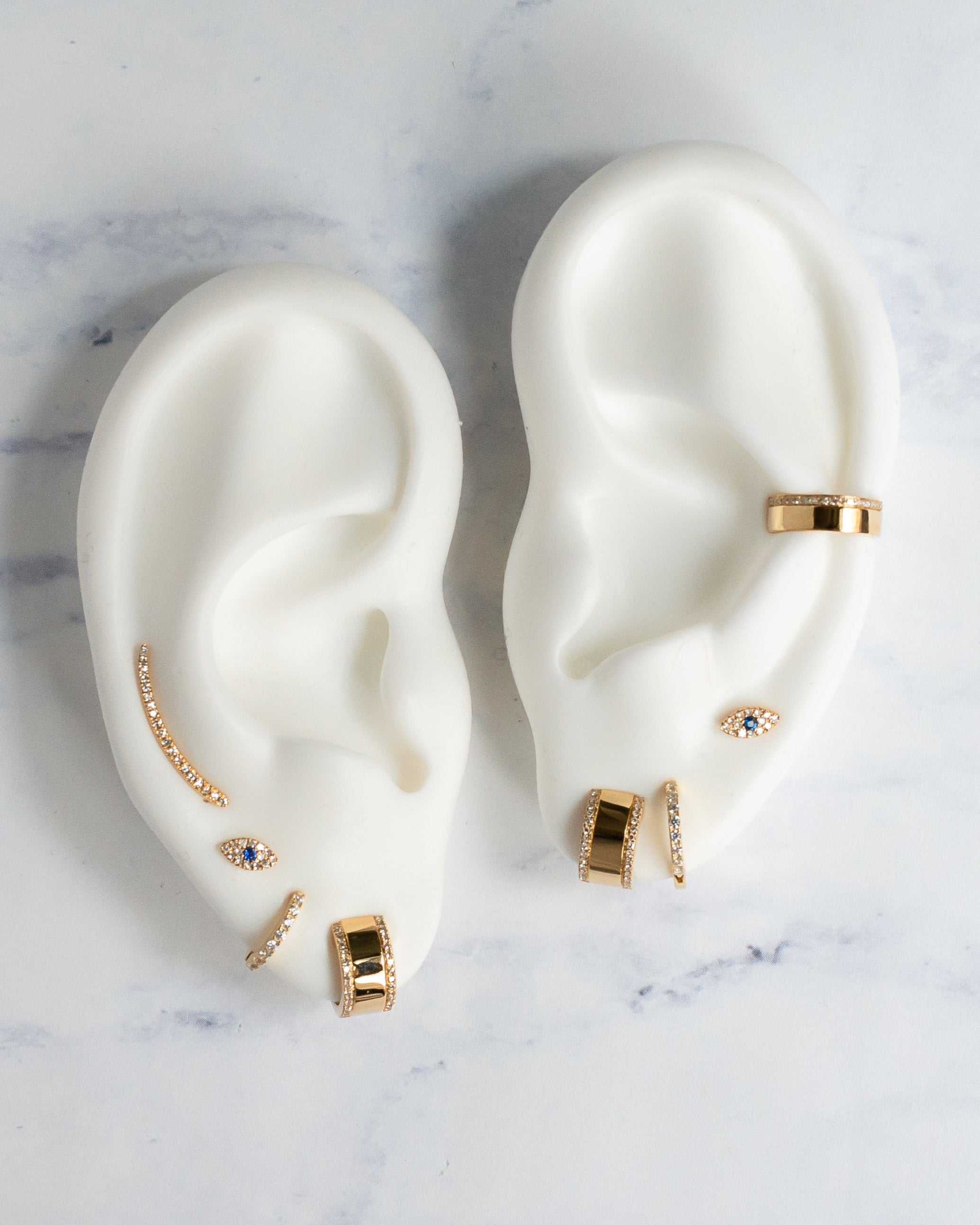 Thick Diamond Ear Cuff Ear Cuffs Zoe Lev Jewelry