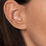 Double Row Diamond Ear Cuff Zoe Lev Jewelry