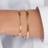 14k Gold Herringbone Bracelet Zoe Lev Jewelry