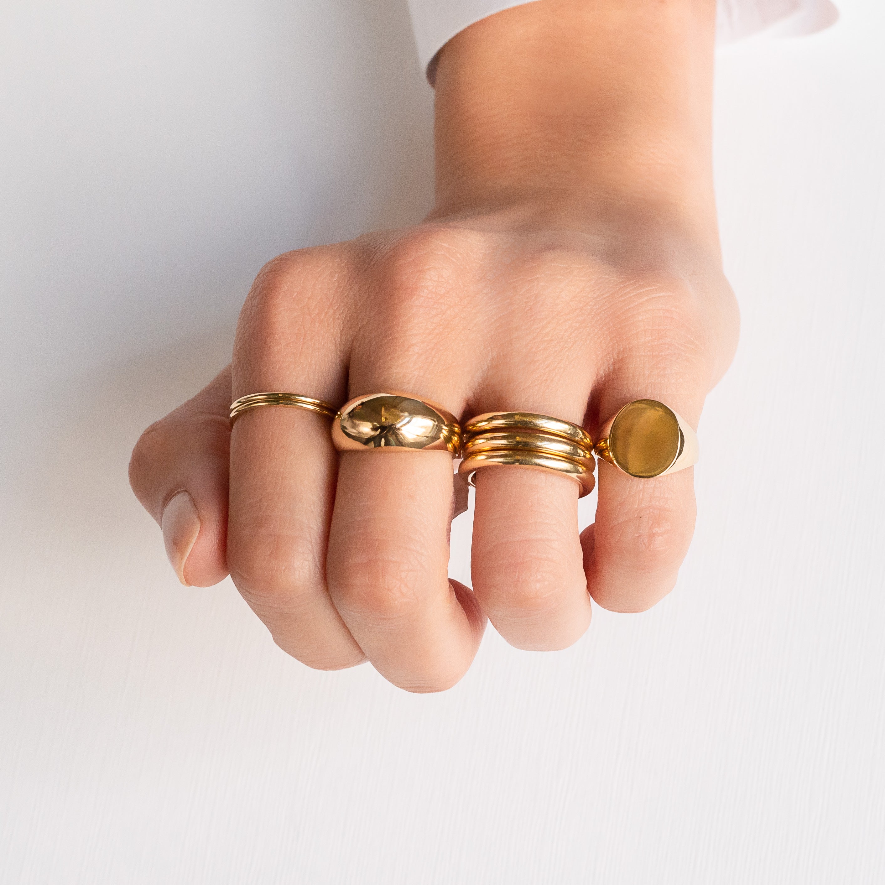 Large Zodiac Signet Ring Personalized Zoe Lev Jewelry