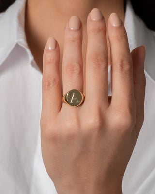 Engraved Signet Ring