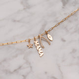 14k Gold Mama Pendant Zoe Lev Jewelry