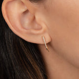 Diamond Claw Earrings Zoe Lev Jewelry