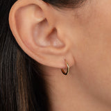 14k Gold Medium Huggie Earrings Hoops & Huggies Zoe Lev Jewelry