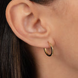 14K Gold Large Huggie Earrings Hoops & Huggies Zoe Lev Jewelry