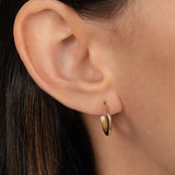 14K Gold Large Huggie Earrings Hoops & Huggies Zoe Lev Jewelry