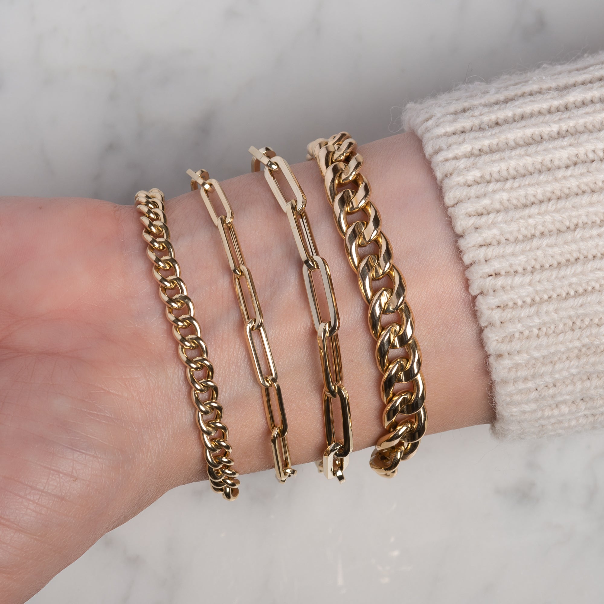 Large Multi-Link Chain Bracelet – NicoleHD Jewelry
