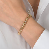 14k Gold Large Miami Cuban Bracelet Chains Zoe Lev Jewelry