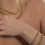 14k Gold Large Miami Cuban Bracelet Chains Zoe Lev Jewelry