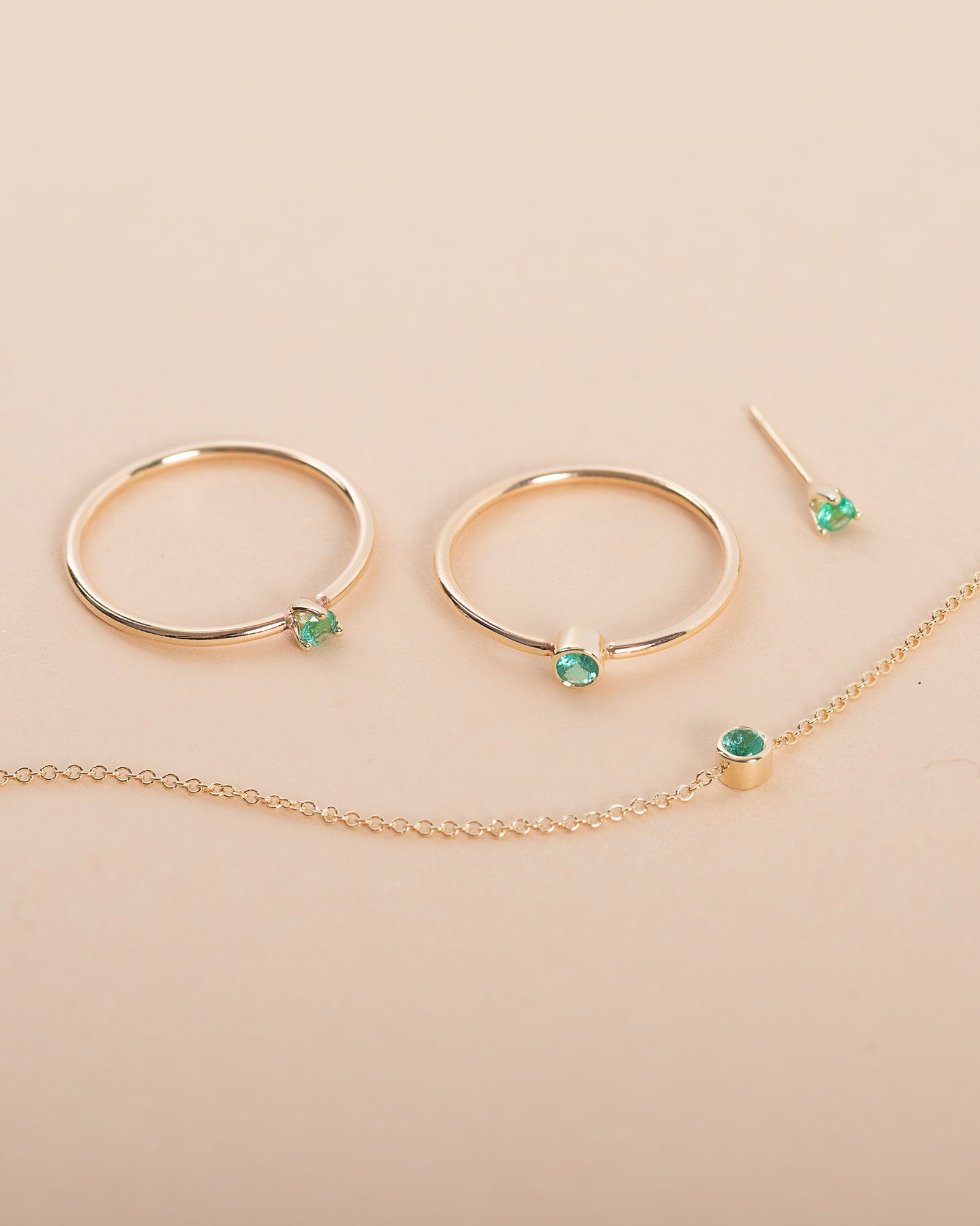 Birthstone Bezel Bracelet Personalized Zoe Lev Jewelry