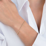 3 Prong Diamond Tennis Bracelet Zoe Lev Jewelry