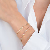 3 Prong Diamond Tennis Bracelet Zoe Lev Jewelry