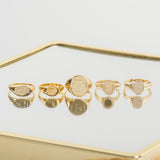 Pave Diamond Signet Ring Zoe Lev Jewelry