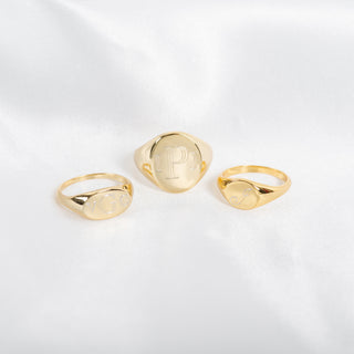 Monogram Signet Ring