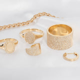 Jumbo Diamond Ear Cuff Zoe Lev Jewelry