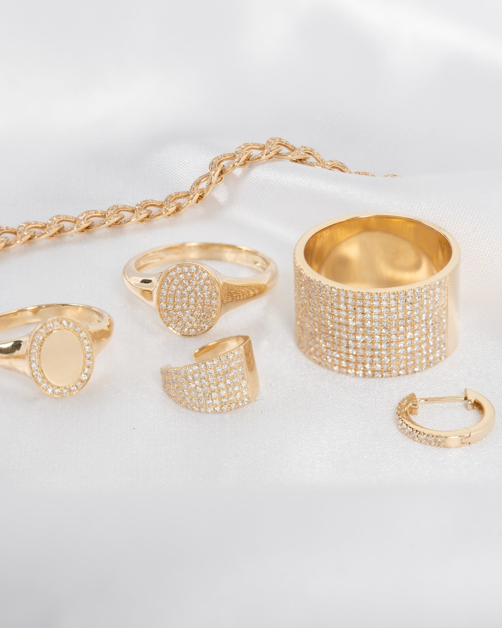 Jumbo Diamond Ear Cuff Zoe Lev Jewelry