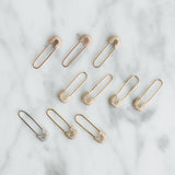 Diamond Safety Pin Pendant Zoe Lev Jewelry