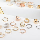 Double Row Diamond Ear Cuff Zoe Lev Jewelry