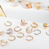 Double Diamond Ear Cuff Zoe Lev Jewelry