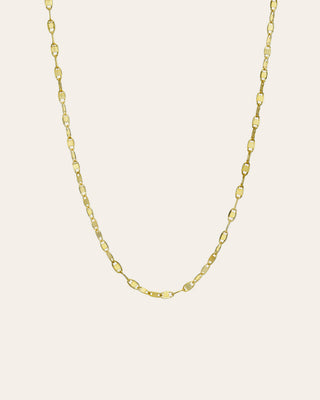 Gold Vermeil Mirror Chain Necklace