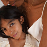 14K Gold Heart Necklaces - Mommy + Me Zoe Lev Jewelry