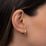 Multi Diamond Shape Huggies Hoops & Huggies Zoe Lev Jewelry