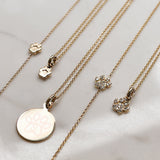Diamond Asymmetrical Paw Necklace SAMPLE SALE Zoe Lev Jewelry