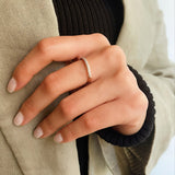 Double Row Diamond Band SAMPLE SALE Zoe Lev Jewelry