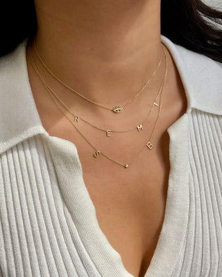 Layered necklaces 