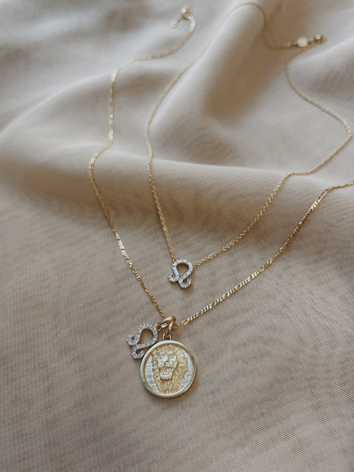 Diamond Zodiac Sign Necklace